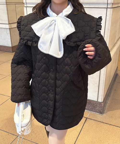 apres jour ハートキルティングアウター セール】ハートキルティングアウター【ZOZOTOWN限定アイテム