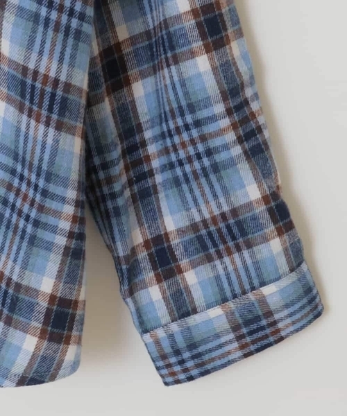 a.v.v（アーヴェヴェ）の「[160]フーディーパーカーシャツレイヤードトップス（シャツ/ブラウス・キッズ・ブラック/ブルー・160）」の7枚目の写真