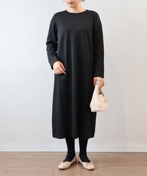 【L~5L 大きいサイズ】ポンチサックワンピース