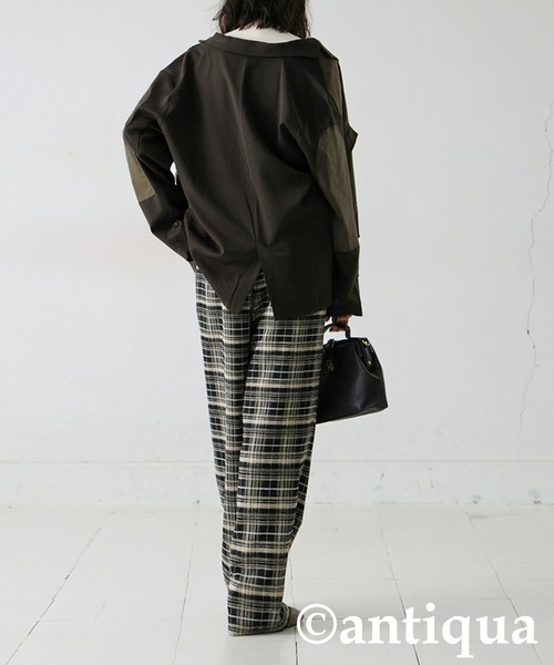 antiqua(アンティカ)の「チェック柄パンツ(その他パンツ・レディース・ブラック・MEDIUM/LARGE)」の20枚目の写真