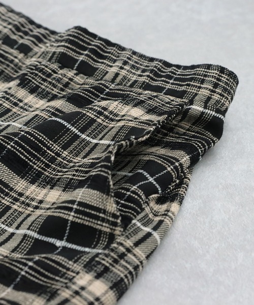 antiqua(アンティカ)の「チェック柄パンツ(その他パンツ・レディース・ブラック・MEDIUM/LARGE)」の2枚目の写真