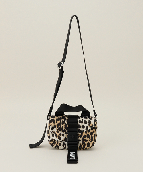 関税負担なし☆Ganni ガニーRECYCLED TECH MINIショルダーバッグ GANNI ショルダーバッグ バッグ Recycled Tech Mini Satchel