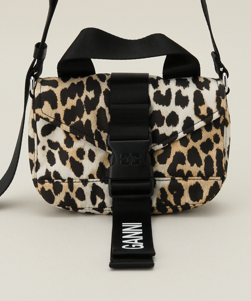 SALE！ GANNI ガニー Tech ハンドバッグ S ブラック Ganni【ガニー】recycled tech pouch 