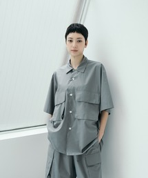 WITH OR WITHOUT（ウィズオアウィズアウト）の「Utility Short Sleeve Silk Shirt/ユーティリティショートスリーブシルクシャツ（シャツ/ブラウス）」