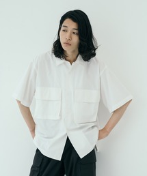 WITH OR WITHOUT（ウィズオアウィズアウト）の「Utility Short Sleeve Silk Shirt/ユーティリティショートスリーブシルクシャツ（シャツ/ブラウス・メンズ）」