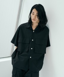 WITH OR WITHOUT（ウィズオアウィズアウト）の「Utility Short Sleeve Silk Shirt/ユーティリティショートスリーブシルクシャツ（シャツ/ブラウス）」