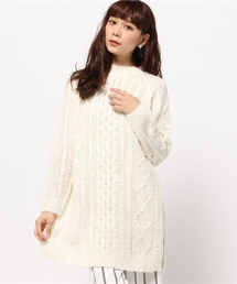 ROSE BUD | LK-15282 HI/N SIDE SLIT TUNIC(ニット/セーター)