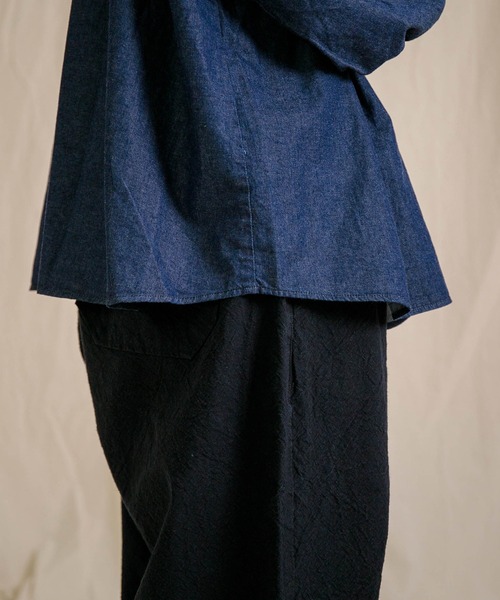 Brocante（ブロカント）の「[Brocante / ブロカント] 5ozデニム フラールシャツ（シャツ/ブラウス・レディース・ワンウォッシュ・2）」の13枚目の写真