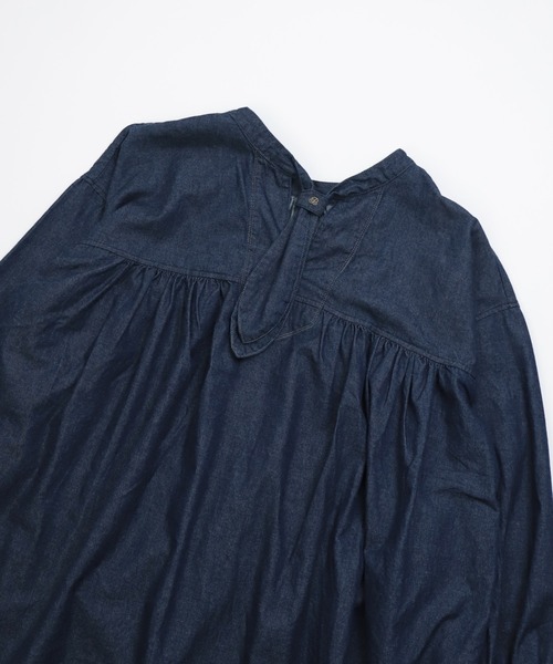Brocante（ブロカント）の「[Brocante / ブロカント] 5ozデニム フラールシャツ（シャツ/ブラウス・レディース・ワンウォッシュ・2）」の15枚目の写真