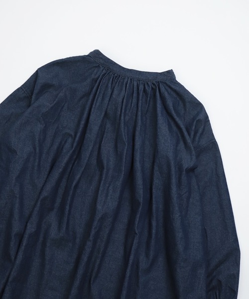 Brocante（ブロカント）の「[Brocante / ブロカント] 5ozデニム フラールシャツ（シャツ/ブラウス・レディース・ワンウォッシュ・2）」の16枚目の写真