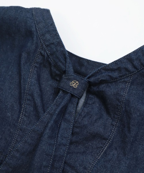 Brocante（ブロカント）の「[Brocante / ブロカント] 5ozデニム フラールシャツ（シャツ/ブラウス・レディース・ワンウォッシュ・2）」の17枚目の写真
