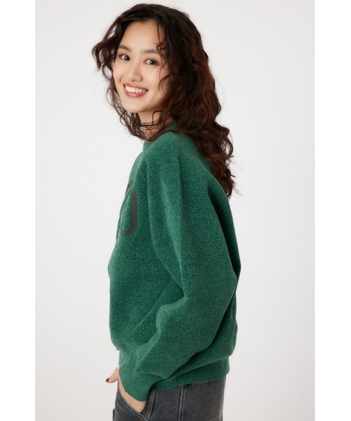 セール】モールエンボスロゴニットトップス（ニット/セーター