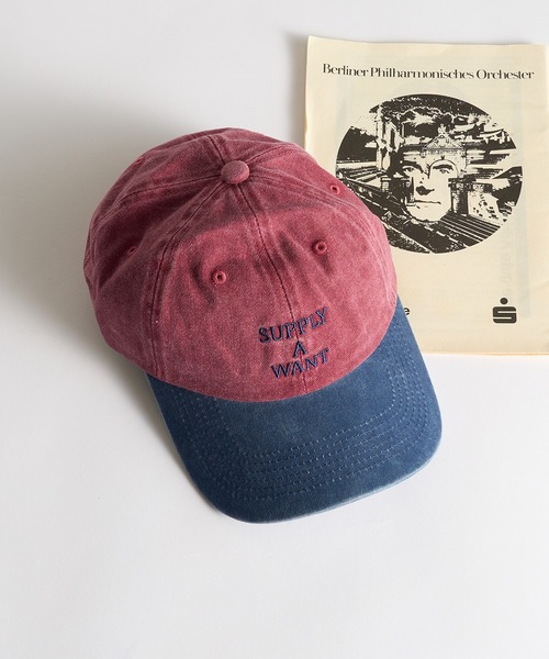 SETUP7（セットアップセブン）の「【SETUP7】ヴィンテージロゴキャップ GLR※（キャップ・レディース・ベージュ/ネイビー/レッド/グリーン系その他2・FREE）」の4枚目の写真