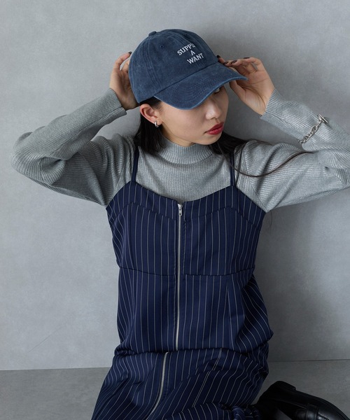 SETUP7（セットアップセブン）の「【SETUP7】ヴィンテージロゴキャップ GLR※（キャップ・レディース・ベージュ/ネイビー/レッド/グリーン系その他2・FREE）」の13枚目の写真