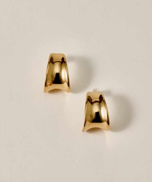 novice（ノーヴィス）の「【novice】Reverse Round Pierce［Stainless］（ピアス（両耳用）・レディース・シルバー/ゴールド・FREE）」の7枚目の写真