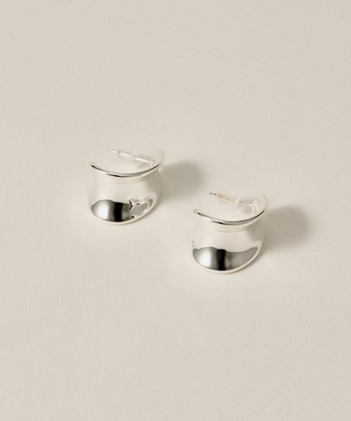 novice（ノーヴィス）の「【novice】Reverse Round Pierce［Stainless］（ピアス（両耳用）・レディース・シルバー/ゴールド・FREE）」の10枚目の写真