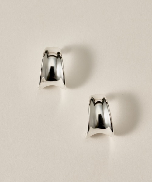 novice（ノーヴィス）の「【novice】Reverse Round Pierce［Stainless］（ピアス（両耳用）・レディース・シルバー/ゴールド・FREE）」の12枚目の写真