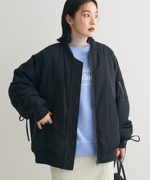 Green Parks  ボリュームスリーブプルオーバー　F  ネイビー Green Parks ボリュームスリーブプルオーバーF ネイビー
