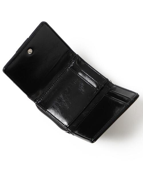 WEGO（ウィゴー）の「WEGO/ハトメベルトフラップウォレット（財布・レディース・ワイン/ブラック/ブラウン/シルバー・FREE）」の5枚目の写真