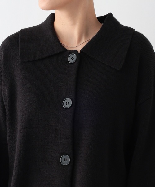 LEPSIM（レプシィム）の「襟カーディガンプリーツスカート《2点セット》　250685（ワンピース・レディース・チャコールグレー/ブラック・FREE）」の18枚目の写真