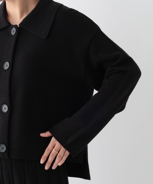 LEPSIM（レプシィム）の「襟カーディガンプリーツスカート《2点セット》　250685（ワンピース・レディース・チャコールグレー/ブラック・FREE）」の19枚目の写真