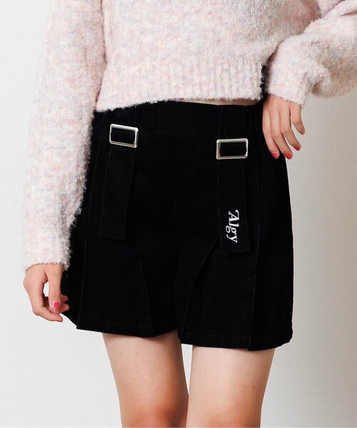 algy(アルジー)の「コーデュロイプリーツキュロット(その他パンツ・キッズ・ブラック/ベージュ/ミント・XX-SMALL/X-SMALL/SMALL/MEDIUM)」の1枚目の写真
