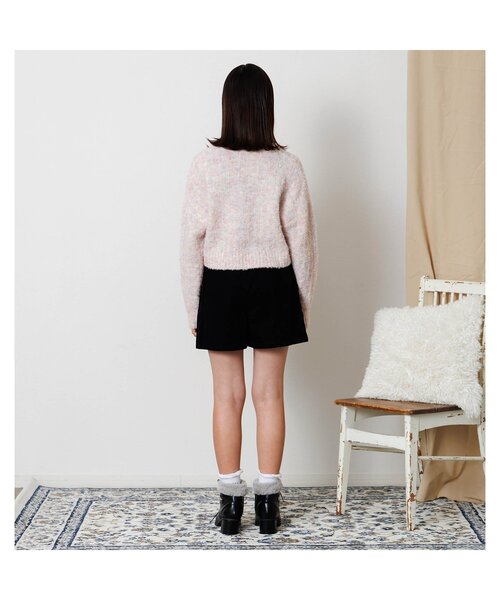 algy(アルジー)の「コーデュロイプリーツキュロット(その他パンツ・キッズ・ブラック/ベージュ/ミント・XX-SMALL/X-SMALL/SMALL/MEDIUM)」の5枚目の写真