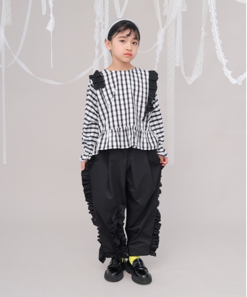 UNICA 【unica】　アシメフリルパンツ　LADIES ブラック アシメフリルパンツ ladies [251-0905-2] – UNICA