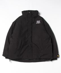【(What it isNt)ART BY MARKGONZALES / (ワットイットイズント) アートバイマークゴンザレス】スタンドカラーリラックスフィット バックプリント パファージャケット ユニセックス