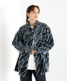 Revo. | 【Revo.レボ】グランジフリンジシャツ/ユニセックス/TH-3883(シャツ/ブラウス)