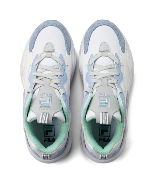 FILA(フィラ)の「RAY TRACER SL(スニーカー・レディース・ホワイト×ブルー/ホワイト×ピンク/ホワイト×グレー・23.5cm/23.0cm/22.5cm/22.0cm/24.0cm/25.0cm/24.5cm/27.5cm/28.0cm/29.0cm/26.5cm/25.5cm/27.0cm/26.0cm)」の4枚目の写真