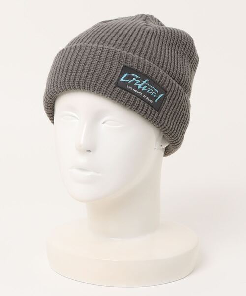 TCSS（ティーシーエスエス）の「HAT/Critical SlideクリティカルスライドTCSSワンポイントブランドロゴシンプルニットキャップ（ニットキャップ/ビーニー・メンズ・ブラック/グリーン/ベージュ・FREE）」の3枚目の写真