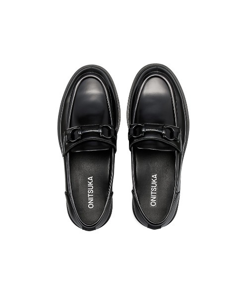THE ONITSUKA(ジオニツカ)の「【THE ONITSUKA】BIT LOAFER / ビット ローファー(ローファー・レディース・バーガンディー/ブラック×ブラック・24/23.5/23/22.5/25/24.5)」の7枚目の写真