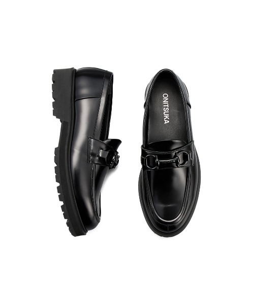 THE ONITSUKA(ジオニツカ)の「【THE ONITSUKA】BIT LOAFER / ビット ローファー(ローファー・レディース・バーガンディー/ブラック×ブラック・24/23.5/23/22.5/25/24.5)」の9枚目の写真