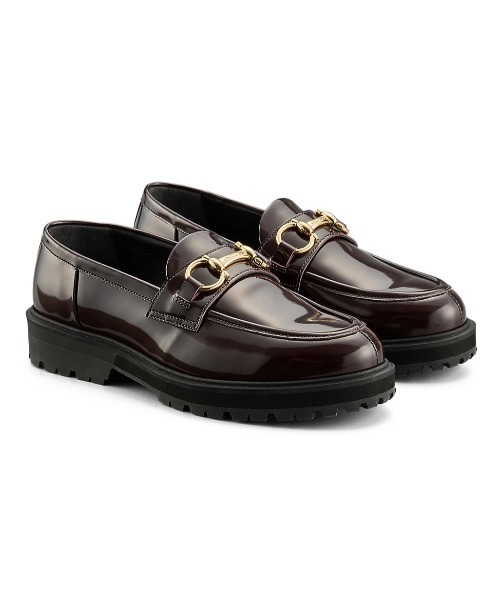THE ONITSUKA(ジオニツカ)の「【THE ONITSUKA】BIT LOAFER / ビット ローファー(ローファー・レディース・バーガンディー/ブラック×ブラック・24/23.5/23/22.5/25/24.5)」の10枚目の写真