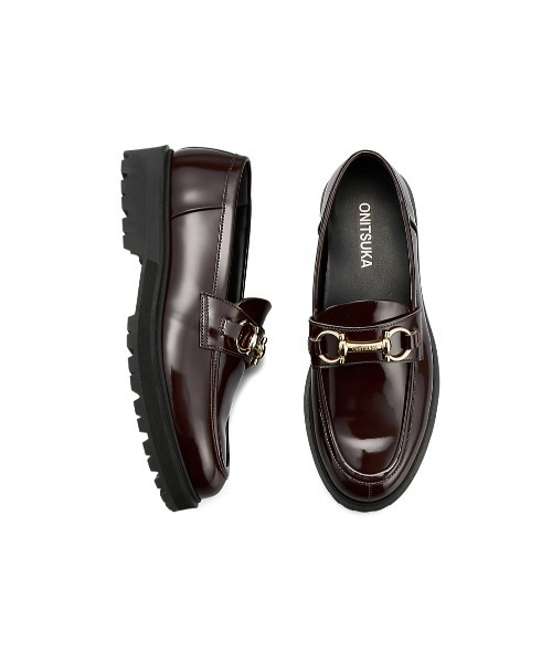 THE ONITSUKA(ジオニツカ)の「【THE ONITSUKA】BIT LOAFER / ビット ローファー(ローファー・レディース・バーガンディー/ブラック×ブラック・24/23.5/23/22.5/25/24.5)」の16枚目の写真