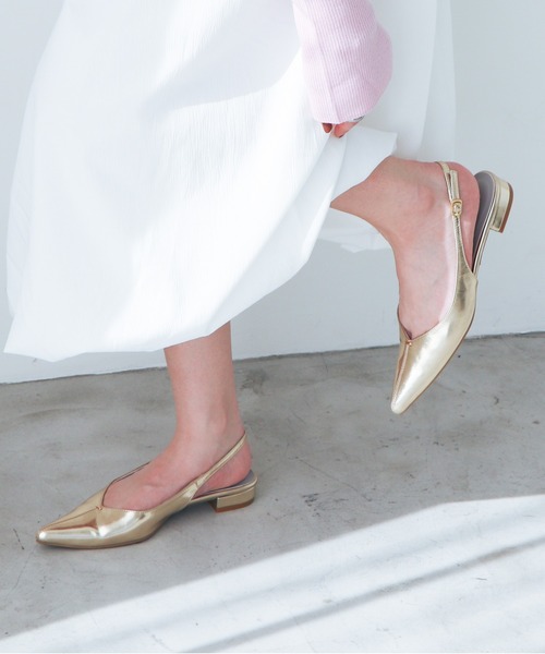 EVOL（イーボル）の「【軽量・柔らかい】Vカットバックバンドパンプス IY5592（パンプス・レディース・アイボリー/ゴールド/ブラック/シルバー/シルバーグレー・22.0cm/25.0cm/23.5cm/23.0cm/22.5cm/24.5cm/24.0cm）」の5枚目の写真