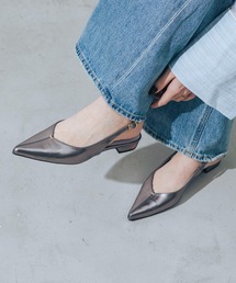 EVOL | 【軽量・柔らかい】Vカットバックバンドパンプス IY5592(パンプス)