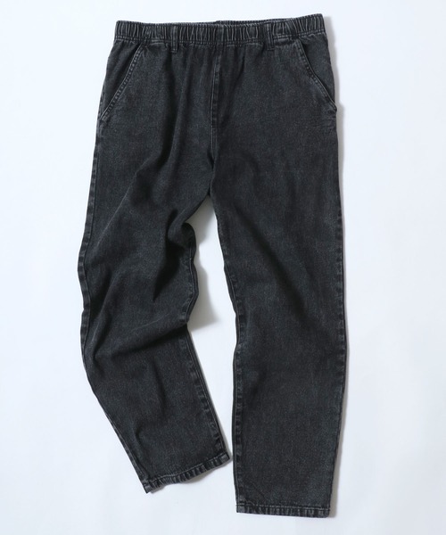 ANPAS(アンパス)の「Stretch Denim Easy Pants/新色追加 ストレッチ デニム イージーパンツ(デニムパンツ・メンズ・ブラック/ブラック系その他/ネイビー/ブルー系その他/ブラック系その他2・M/L/LL)」の1枚目の写真