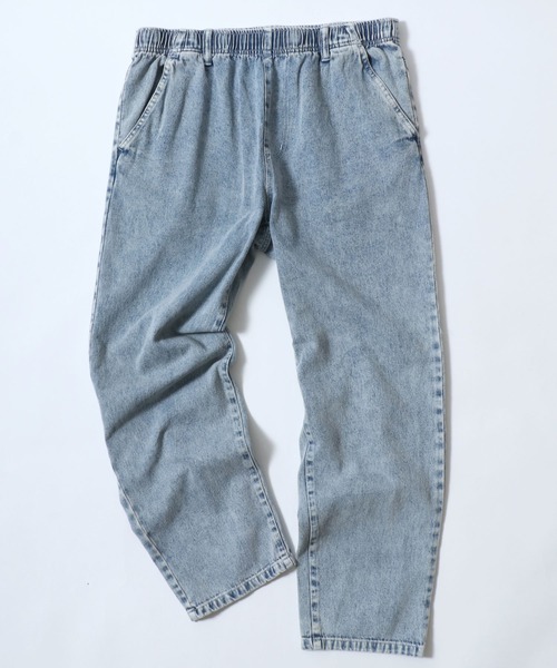 ANPAS(アンパス)の「Stretch Denim Easy Pants/新色追加 ストレッチ デニム イージーパンツ(デニムパンツ・メンズ・ブラック/ブラック系その他/ネイビー/ブルー系その他/ブラック系その他2・M/L/LL)」の5枚目の写真