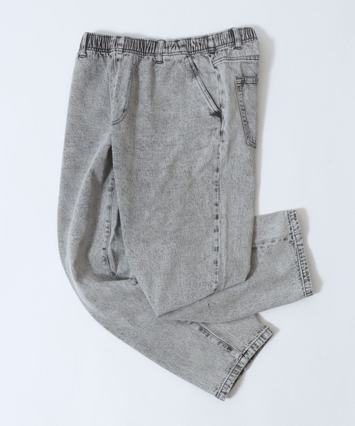 ANPAS(アンパス)の「Stretch Denim Easy Pants/新色追加 ストレッチ デニム イージーパンツ(デニムパンツ・メンズ・ブラック/ブラック系その他/ネイビー/ブルー系その他/ブラック系その他2・M/L/LL)」の3枚目の写真