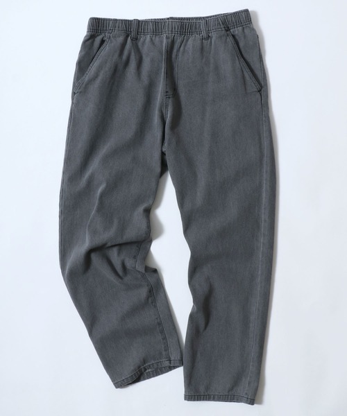 ANPAS(アンパス)の「Stretch Denim Easy Pants/新色追加 ストレッチ デニム イージーパンツ(デニムパンツ・メンズ・ブラック/ブラック系その他/ネイビー/ブルー系その他/ブラック系その他2・M/L/LL)」の2枚目の写真