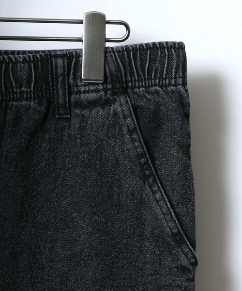 ANPAS(アンパス)の「Stretch Denim Easy Pants/新色追加 ストレッチ デニム イージーパンツ(デニムパンツ・メンズ・ブラック/ブラック系その他/ネイビー/ブルー系その他/ブラック系その他2・M/L/LL)」の9枚目の写真