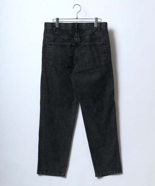 ANPAS(アンパス)の「Stretch Denim Easy Pants/新色追加 ストレッチ デニム イージーパンツ(デニムパンツ・メンズ・ブラック/ブラック系その他/ネイビー/ブルー系その他/ブラック系その他2・M/L/LL)」の6枚目の写真