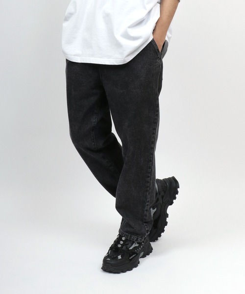 ANPAS(アンパス)の「Stretch Denim Easy Pants/新色追加 ストレッチ デニム イージーパンツ(デニムパンツ・メンズ・ブラック/ブラック系その他/ネイビー/ブルー系その他/ブラック系その他2・M/L/LL)」の22枚目の写真