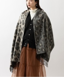 emonique | サスティナストール マフラー カシミンク レオパード(マフラー)