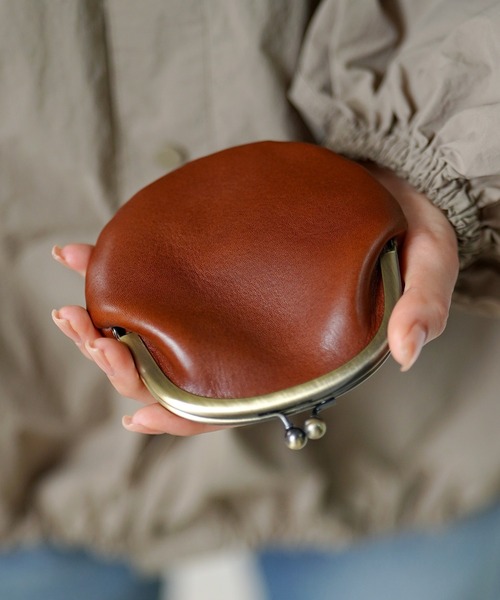 未使用品✨イア　レザーがま口　ブラック パール　チェーン　財布　コインケース がま口 小銭入れ レディース コインケース 財布 コインパース