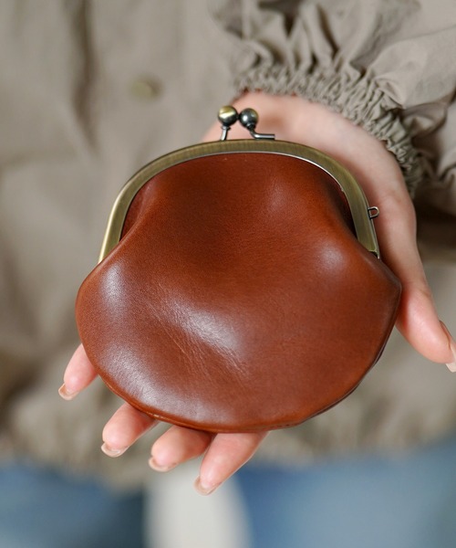 栃木レザー がま口財布 M（コインケース）｜THE MILES（ザ