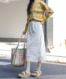 【ZOZO限定】レーススカート