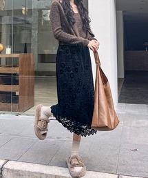【ZOZO限定】レーススカート